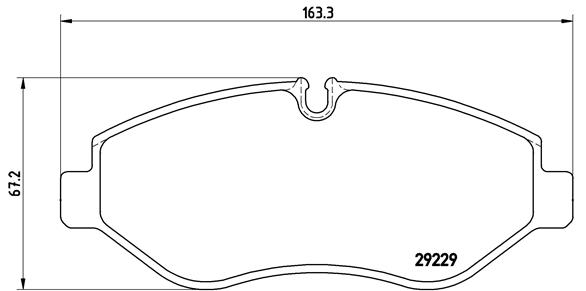 A.B.S. P A6 026 BREMBO Bremsbelagsatz, Scheibenbremse